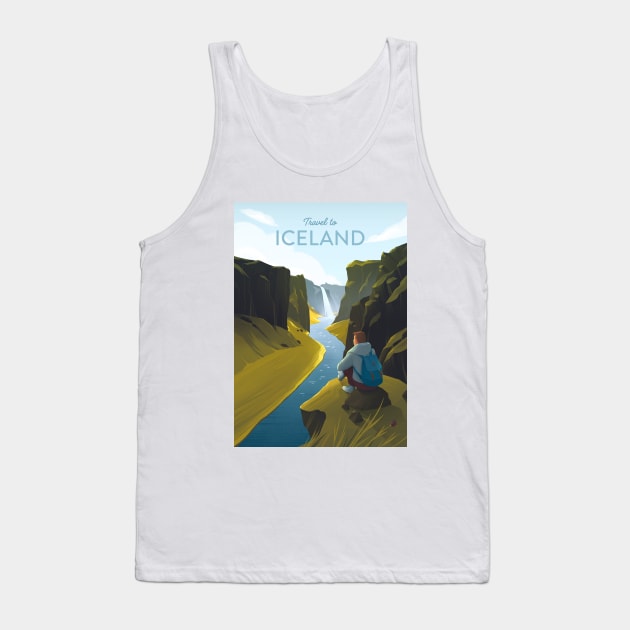 Travel to Iceland Tank Top by Anniko_story